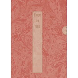 Eloge de rien : dédié à personne