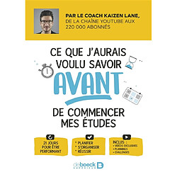 Ce que j'aurais voulu savoir avant de commencer mes études