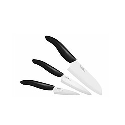 Set de 3 couteaux céramique noir - FK-3PC-BK - KYOCERA