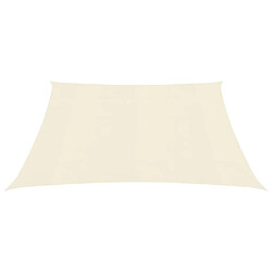 Helloshop26 Voile toile d'ombrage parasol 160 g/m² 5 x 5 m PEHD crème 02_0009100