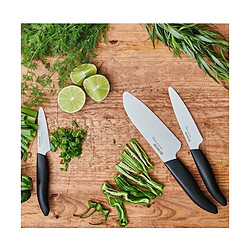 Set de 3 couteaux céramique noir - FK-3PC-BK - KYOCERA