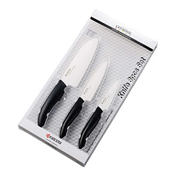 Avis Set de 3 couteaux céramique noir - FK-3PC-BK - KYOCERA