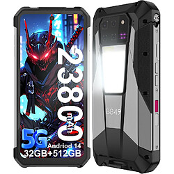 Unihertz Smartphone avec Projecteur, 8849 Tank 3 Pro 5G Telephone Portable Incassable 32Go+512Go 23800mAh 6,79"