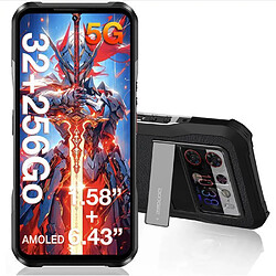 DOOGEE V20S Smartphone 5G Robuste 32Go+256Go 6000mAh/33W 50MP+24MP écran arrière AMOLED 6,43'' 2K + 1,58"Telephone