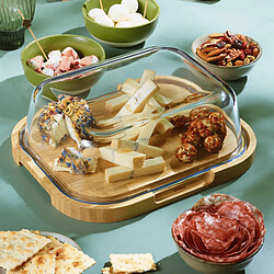 Boîte à fromage en bambou - NBA231 - PEBBLY