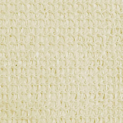 Helloshop26 Voile toile d'ombrage parasol PEHD carré 2 x 2 m crème 02_0009452
