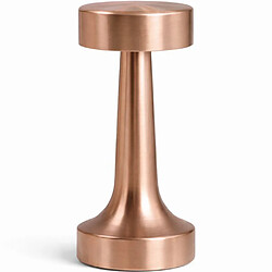 ICONIK INTERIOR Lampe de Table Sans Fil Rechargeable LED – Contrôle Tactile – Design Métal Moderne – Azura Bronze