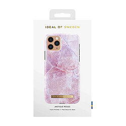 IDEAL OF SWEDEN Coque Tendance pour iPhone 11 Pro Antichocs Motif Marbre Rose clair pas cher