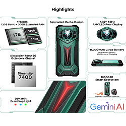 Doogee S200 Ultra - Noir