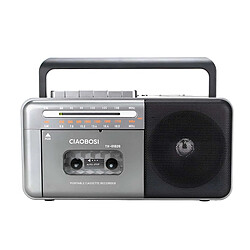 Avizar Radio Rétro avec Lecteur de Cassettes Bluetooth et Tuner AM / FM / SW Gris foncé