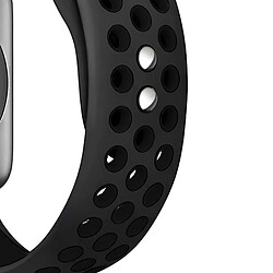 Acheter Crong Bracelet Sport Perforé pour Apple Watch 38 / 40 / 41 mm Réglable et Souple Noir
