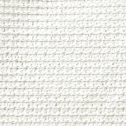 Helloshop26 Voile d'ombrage PEHD triangulaire 3,6 x 3,6 x 3,6 m blanc 02_0009447