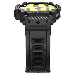 Spigen SGP Bracelet + Étui pour Galaxy Watch 7 44mm Rugged Armor Pro Ultra Résistant Noir pas cher