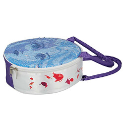 Avis La Reine Des Neiges Frozen Sac à Déjeuner Thermique Rond avec Paillettes et Poignées 24×8cm Bleu