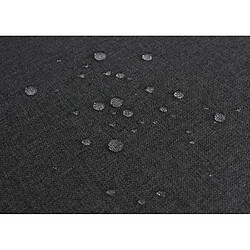 Mendler Lot de 2 chaises de jardin en aluminium HWC-P89, fauteuils de jardin, chaise d'extérieur, tissu/textile (180 g/m²) tressage en corde ~ anthracite