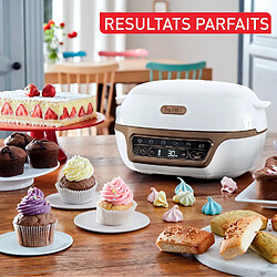 Machine à gâteau 1100w marron/blanc - KD8001F0 - TEFAL pas cher