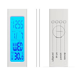 Acheter Lampe de bureau pliante 40cm, tactile, intensité variable, réveil, chargeur téléphone 15w, USB, Noir