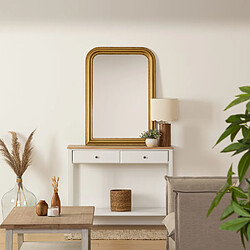 Atmosphera Miroir à moulures ADELE - 74 x 104 cm - Doré