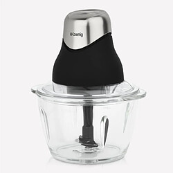 H.Koenig Mini hachoir électrique 320 watts verre gradué de 1 litre / capacité de hachage de 500 ml.