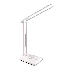 Inovalley Lampe de bureau LED avec station de chargement sans fil