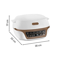 Avis Machine à gâteau 1100w marron/blanc - KD8001F0 - TEFAL