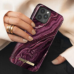 Acheter IDEAL OF SWEDEN Coque Tendance pour iPhone 12 Pro Antichocs Motif Golden Plum Violet foncé