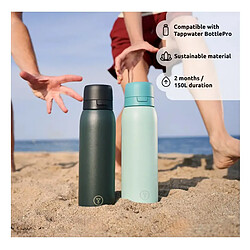 Bouteille isotherme filtrante 0.7l vert - BTLPRO-G101 - TAPPWATER