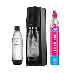 Machine à gazéifier l'eau + 2 bouteilles + 1 cylindre - 1012812333 - Terra - SODASTREAM