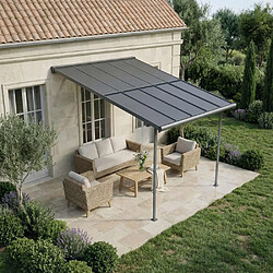 Canopia By Palram Pergola 9.4m2 gris - 707699 - Sierra Cabrio - CANOPIA