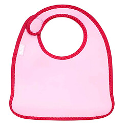Built Lot de 2 Bavoirs Bébé en Néoprène Motif Pois avec Fermeture à scratch Rouge