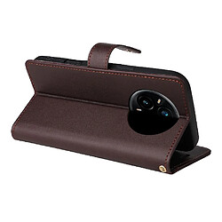 Acheter Gangxun Étui portefeuille Realme PRO PLUS 14 - Marron