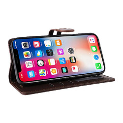 Acheter Flip Étui Pour Oppo Reno 14 PRO 5G Fermeture à boucle magnétique Blocage RFID Fentes pour cartes Cuir PU Premium Béquille Marron