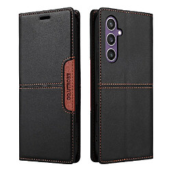Avis Flip Étui Pour Samsung Galaxy A25 5G Couverture rabotant Blocage RFID Portefeuille Antichoc Noir