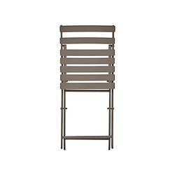 Acheter Lot de 2 Chaises de jardin métal pliante Greensboro Café - Hespéride