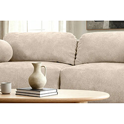 Acheter Casanova Canapé droit tissu chiné 2 places Beige