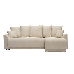 Casanova Canapé d'angle 3 places Beige