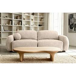 Avis Casanova Canapé droit tissu chiné 2 places Beige