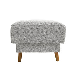 Casanova Pouf en tissu bouclette Beige 77x62x50