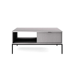 Casanova Table basse pieds en métal - Gris