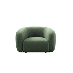 Casanova Fauteuil tissu bouclette - Vert
