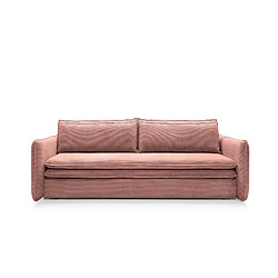 Casanova Canapé droit convertible 3 places 3 places Rose