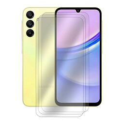 Lot de 3 verre trempé pour Samsung Galaxy A15 4G 6.5" / Samsung Galaxy A15 5G 6.5" - Film de protection - Visiodirect - 