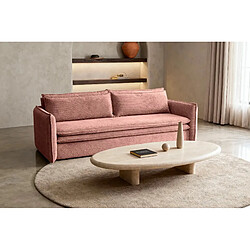 Casanova Canapé droit convertible 3 places 3 places Rose
