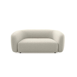 Casanova Canapé droit tissu bouclette 2 places Beige