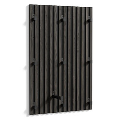 Paris Prix Panneau Mural Nervuré Nimes 114cm Marron Foncé