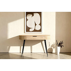 Casanova Bureau en chêne cremona 120cm pas cher