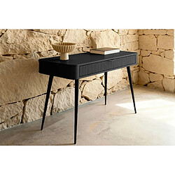 Acheter Casanova Bureau 100cm effet rainuré Noir