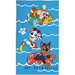 Pat Patrouille Serviette de plage enfant 70x120 cm CTI048520 velours coton