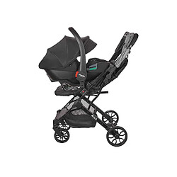 Nania Myla Poussette Combinée 2-en-1 Rimini 4 roues Noir NAN3760425910137