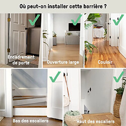 Avis Ingenuity Doorway Series Easy Install Barrière de sécurité pression 73-80 cm H74 cm